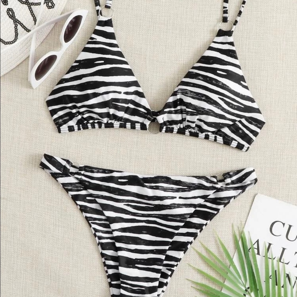 Brand new zebra swimsuit